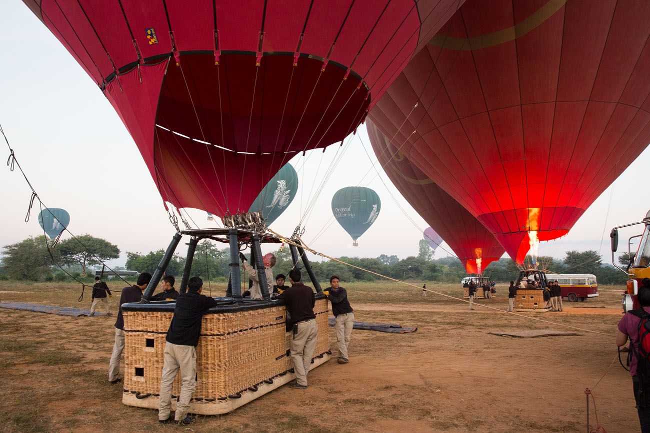 Hot Air Balloon Ride in Bagan